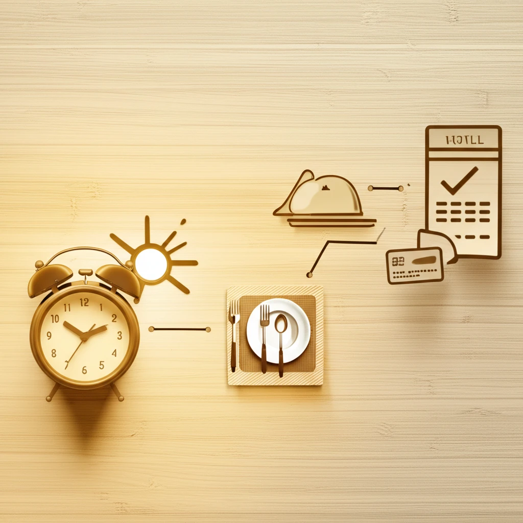 어려운 호텔 조식 메뉴 요청과 계산까..