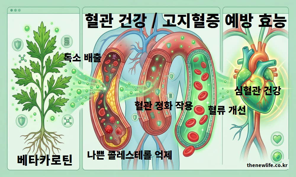 쑥 효능 혈관 건강 고지혈증 예방