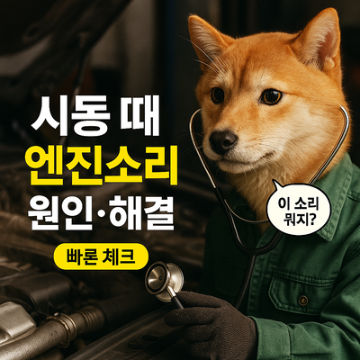 차 시동 걸 때 엔진이 털털거리는 소리, 원인과 해결 방법