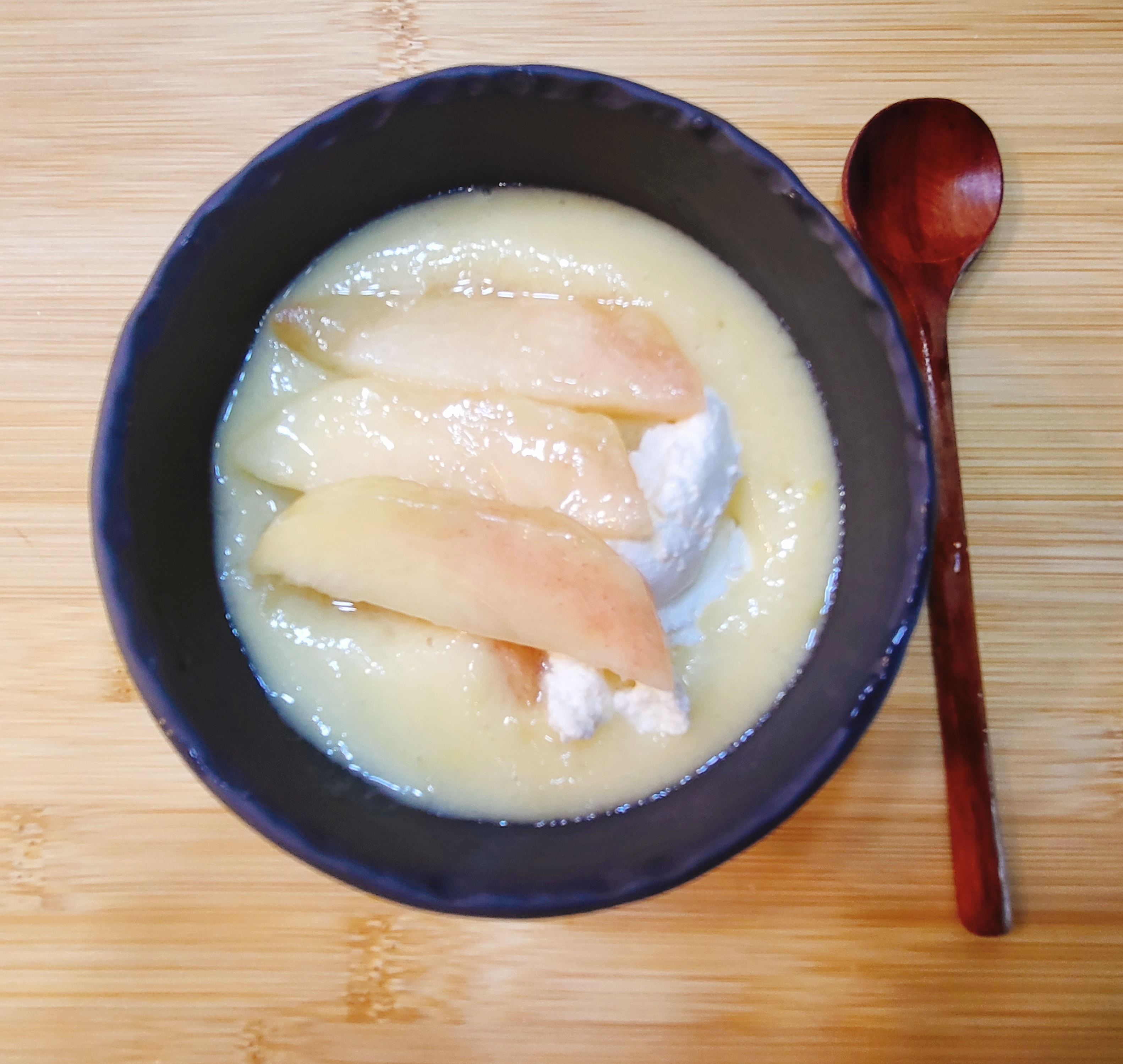 복숭아 가스파초 완성