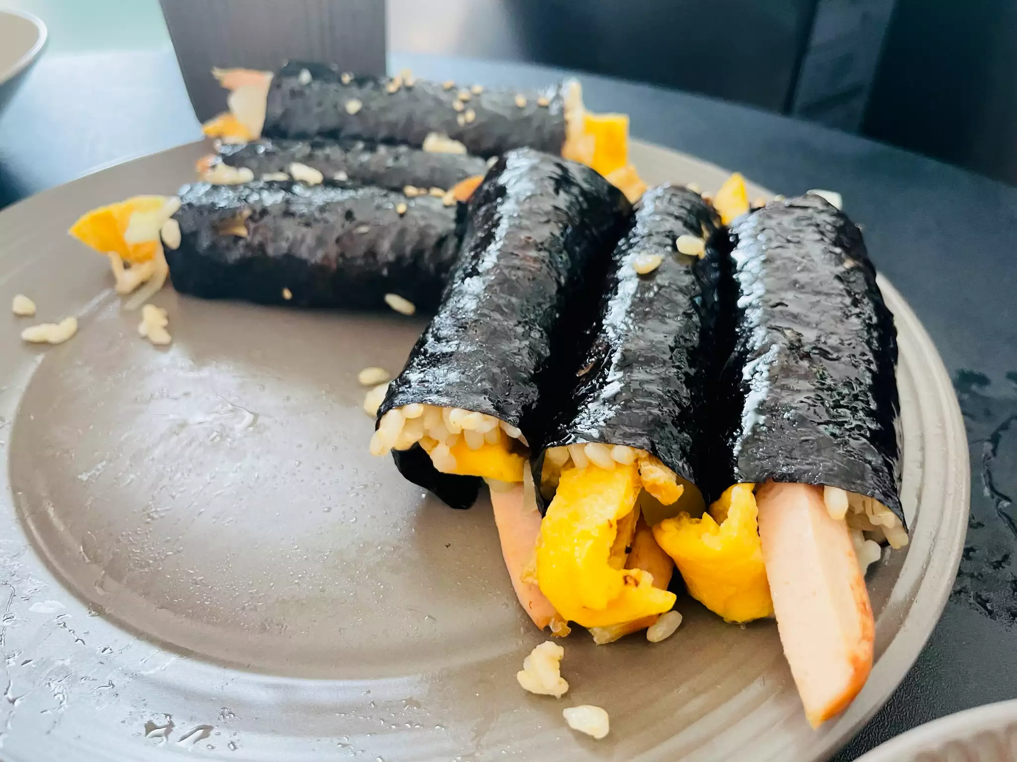 현미 꼬마김밥 만들기