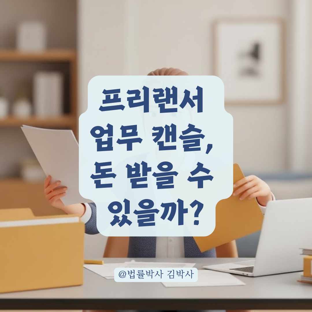 프리랜서 필독! 본사의 부당한 업무 캔슬과 휴무 강요에 대처하는 법적 단계