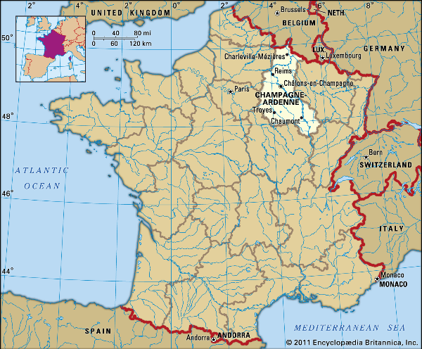 Champagne map