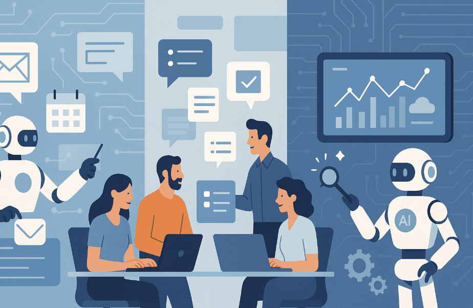 AI로 바뀌는 사무환경 (자동화, 협업툴, 데이터 처리)