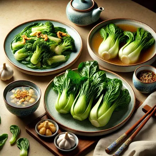 청경채 요리 사진