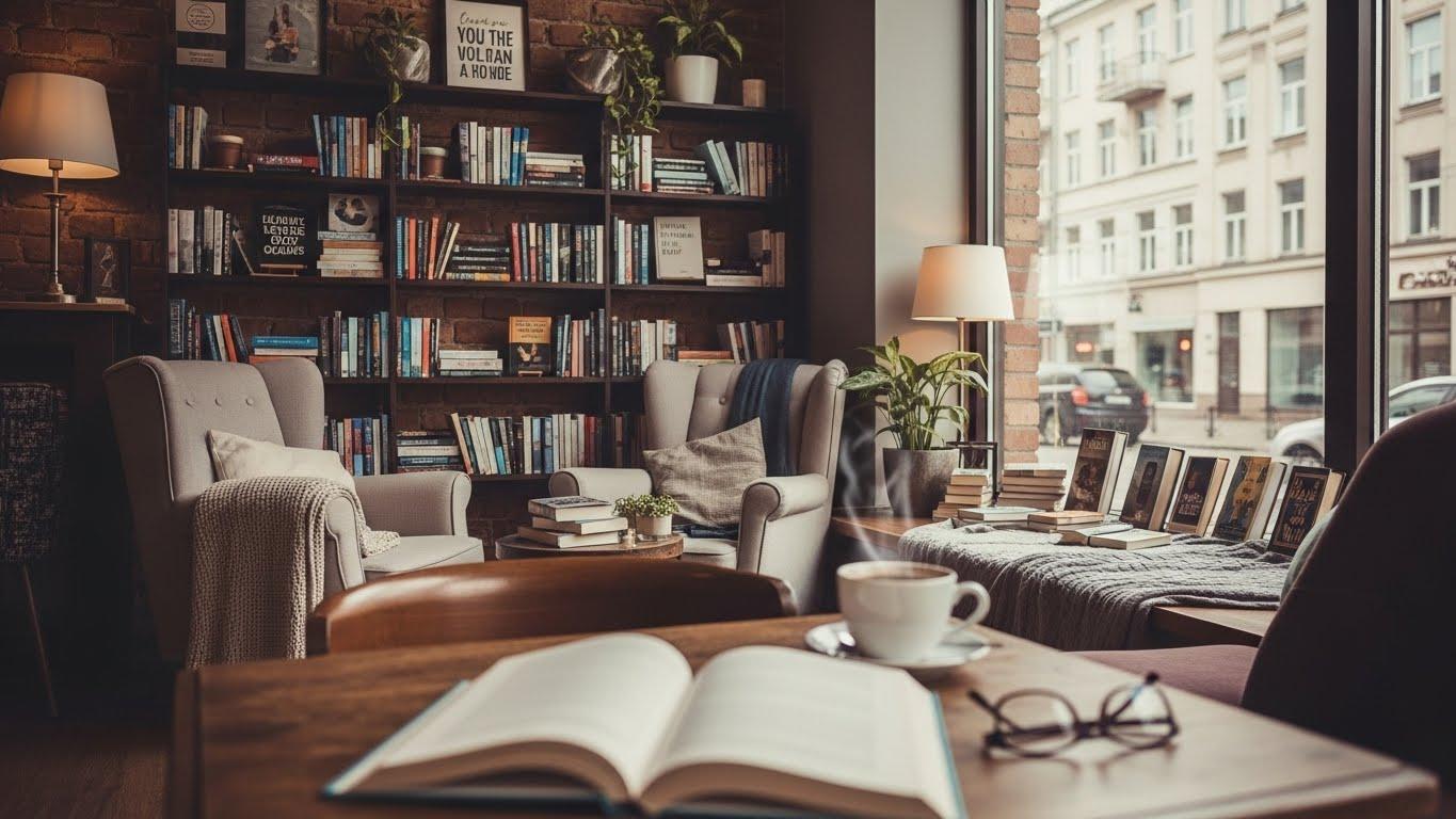 북카페 인테리어 사진