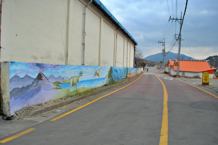 고성군 회화면 배둔리 마을 풍경