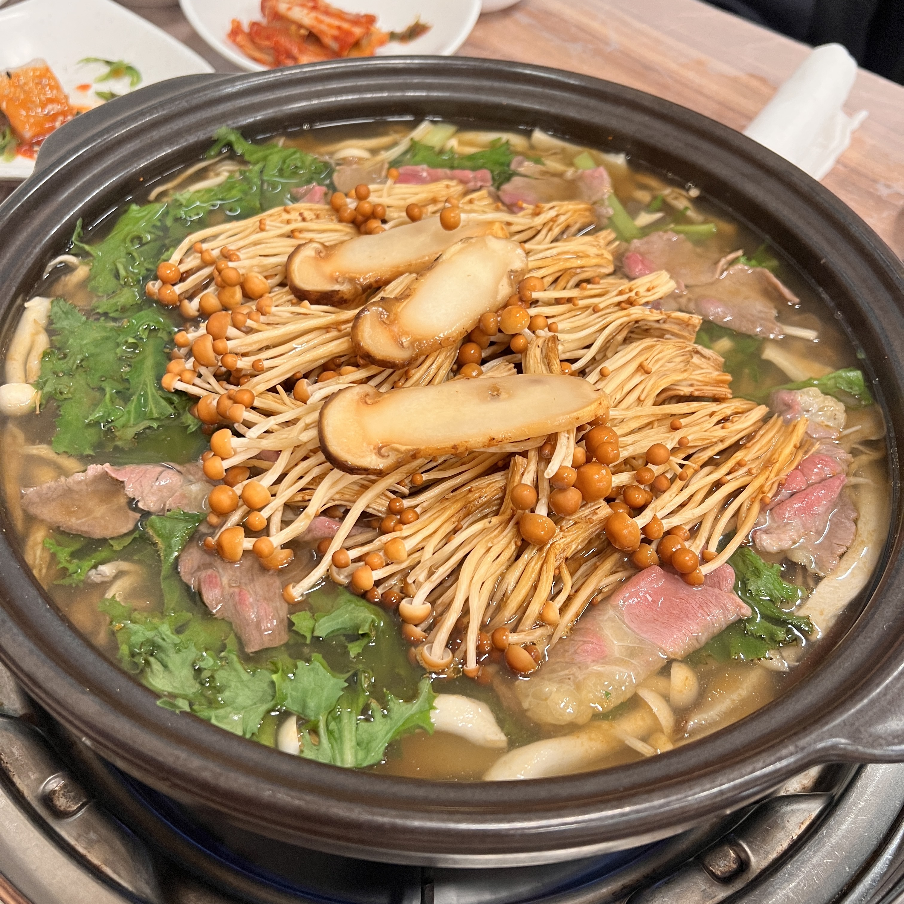 남원 버섯동네 큰잔치 버섯전골 사진