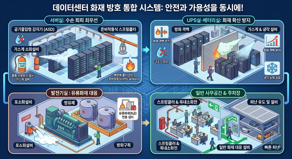 [기술해설] 데이터센터를 지키는 마지막 방어선, 소방 설비에 대하여