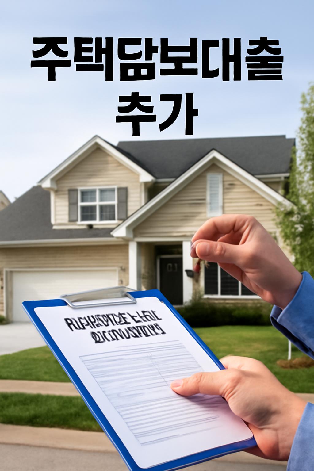 주택담보대출 추가