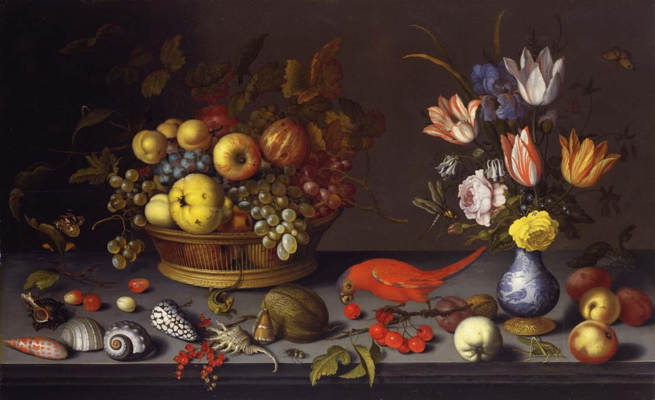 Balthasar van der Ast - Fruit, Flowers, and Shells - ArtStrollNote