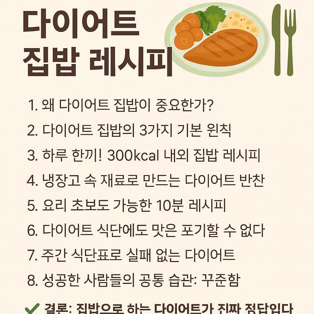 맛있게 먹고 건강하게 살 빼기1