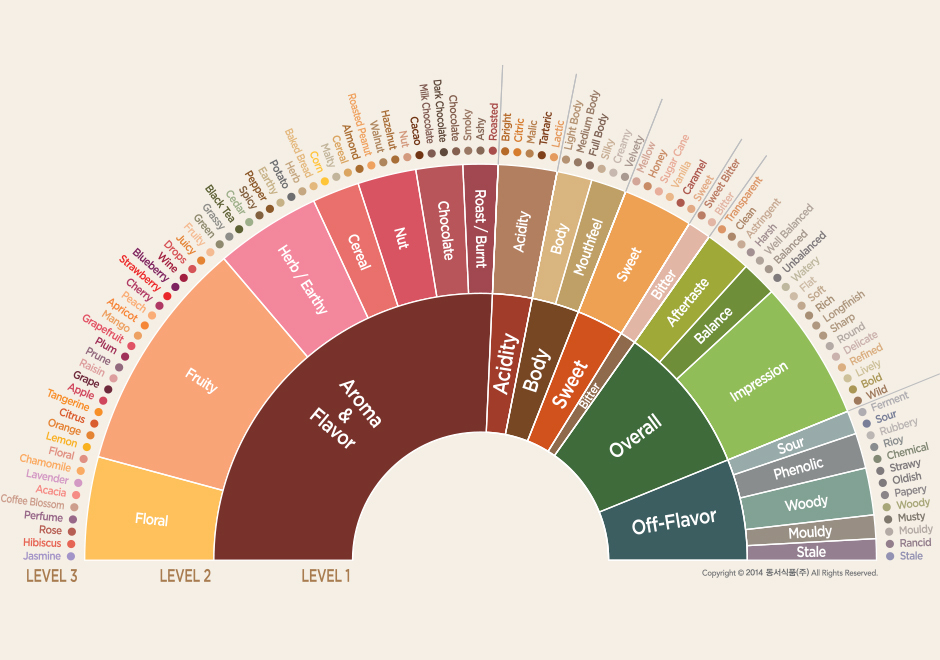 커피테이스트 / 동서식품 홈페이지