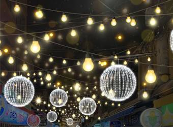 해운대 빛축제 LED 전시물4