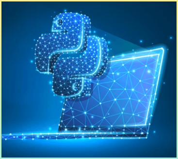 닷넷을 나타내는 이미지. 점과 선이 돋보이는 이미지.