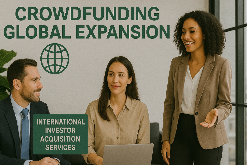 크라우드펀딩 글로벌 진출로 해외 투자자 유치 대행 서비스 수익