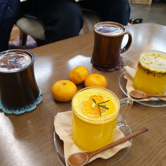 제주 올드북촌 백가지향차, 제주 감귤차, 핫쵸코