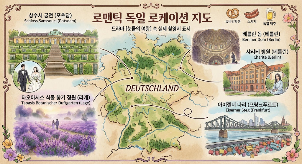 눈물의 여왕 독일 로케이션 지도