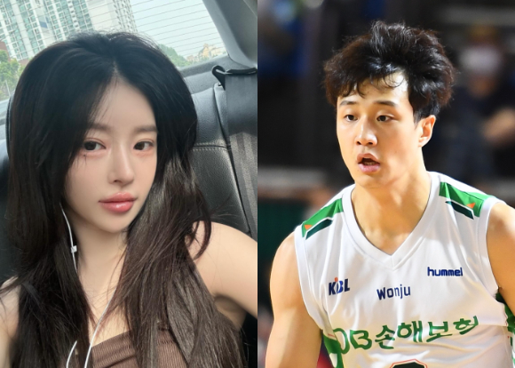 유혜원-허웅이 열애설에 휩싸였다. [사진=유혜원 SNS-KBL]