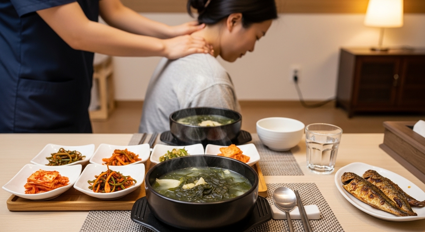 산모 건강 회복을 위한 미역국 중심의 균형 잡힌 산후조리원 식사 가이드