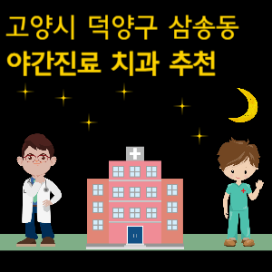 고양시 덕양구 삼송동 치과 야간진료 병원 추천