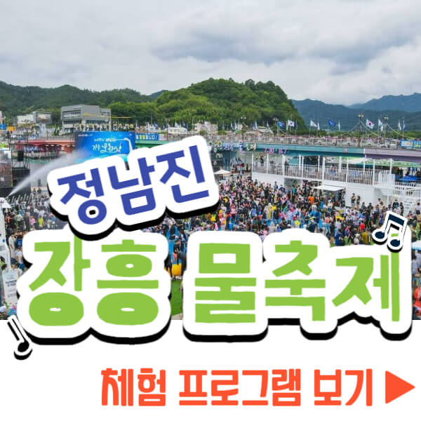 정남진 장흥 물축제 프로그램 보기