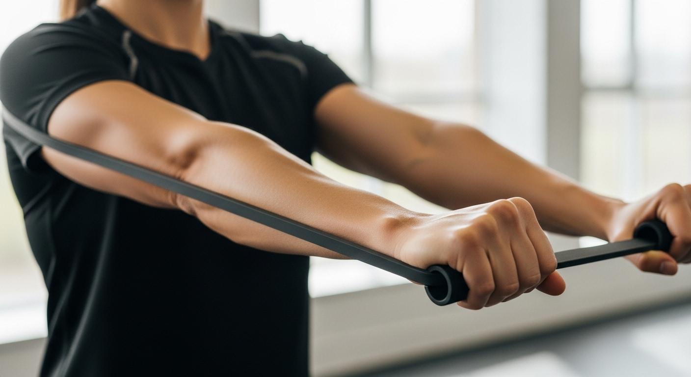 팔뚝살 밴드 운동