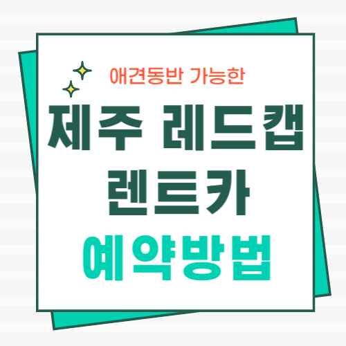 제주 레드캡 렌트카-예약방법-썸네일
