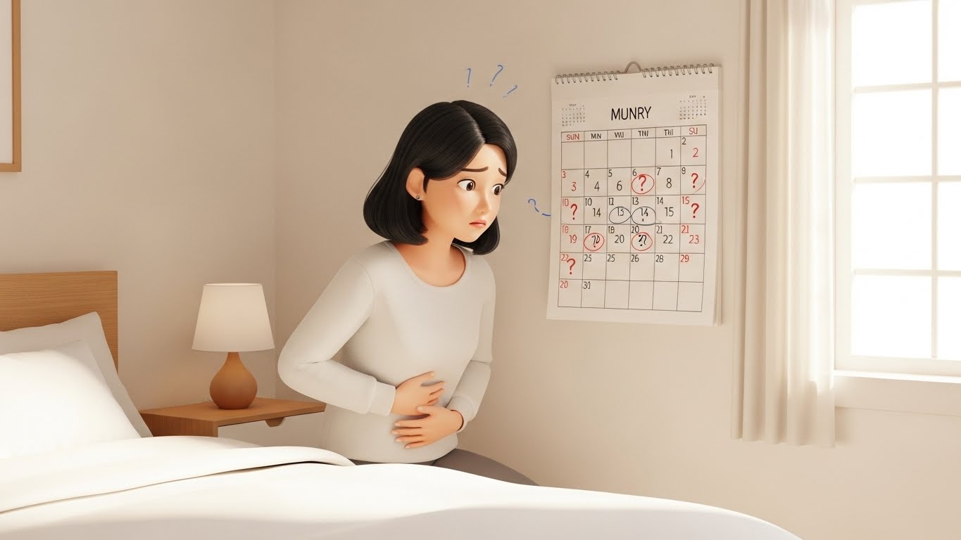 빈발월경, 생리불순, 부정출혈