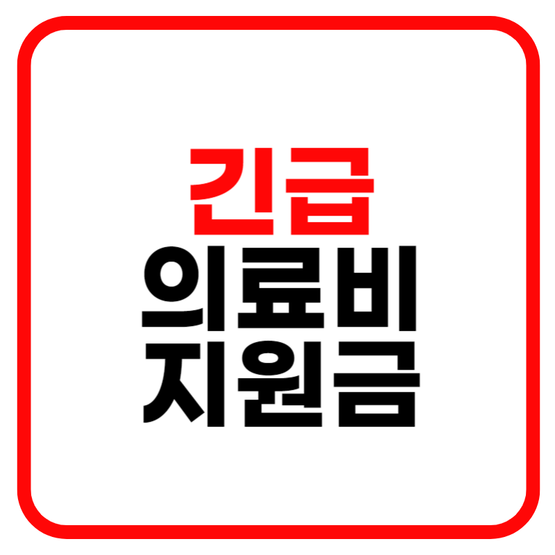 긴급의료비 지원제도