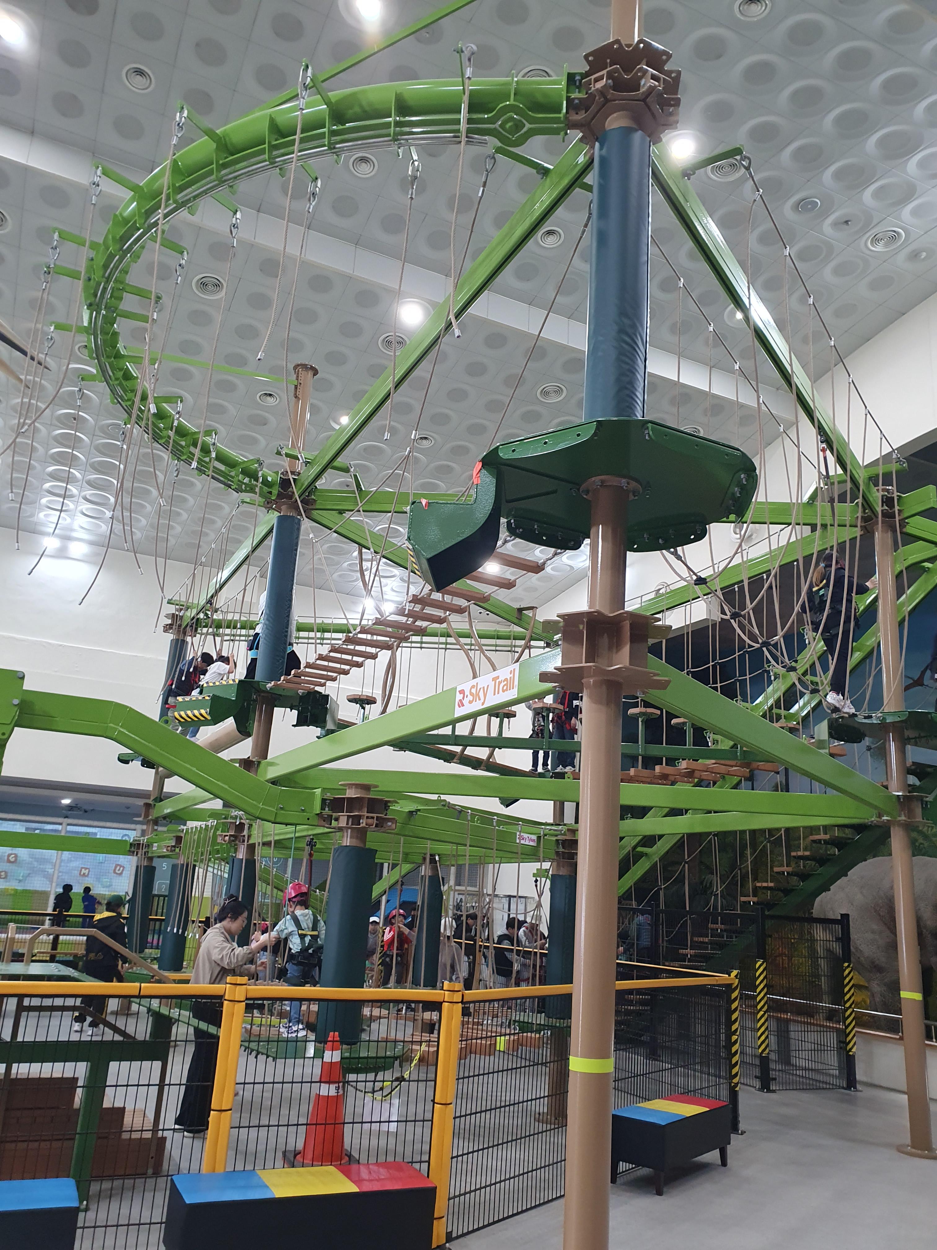 익산 다이노 키즈월드 실내 공중모험놀이4