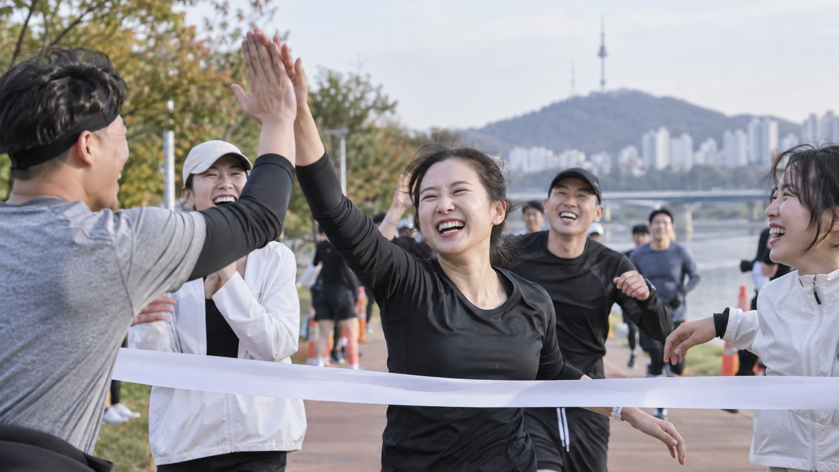마무리: 달리는 즐거움부터 지키세요 장면