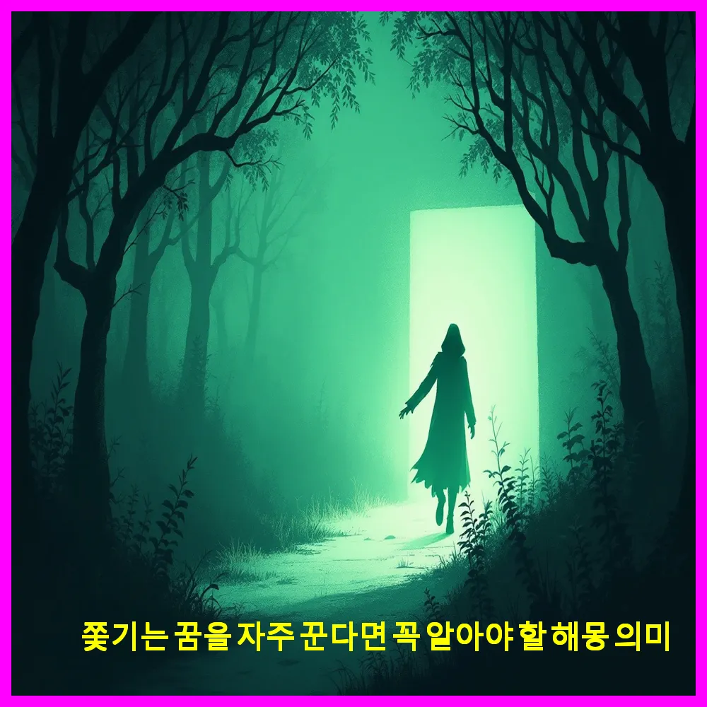 쫓기는 꿈을 자주 꾼다면 꼭 알아야 할 해몽 의미