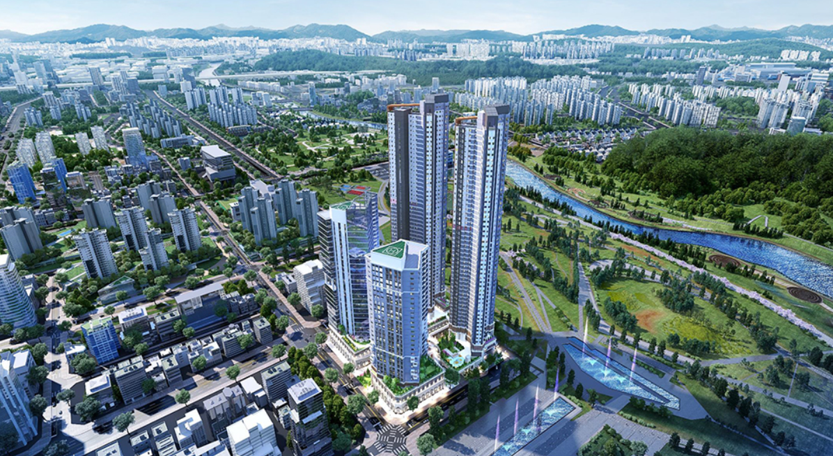 동탄역 유림노르웨이숲 조감도