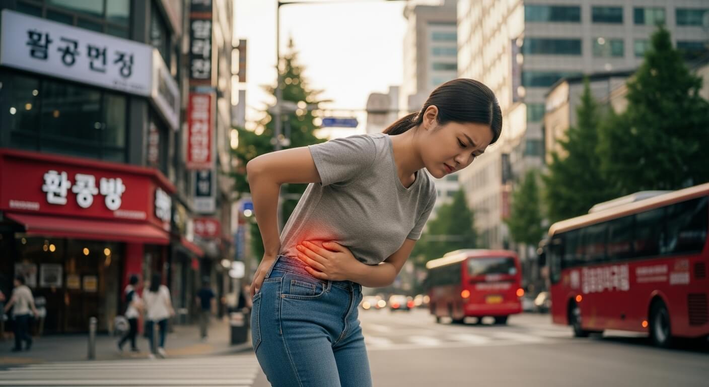 오른쪽 옆구리 통증 의심되는병