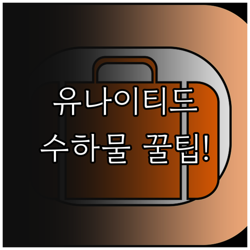 유나이티드 항공 마일리지 회원 수하물..
