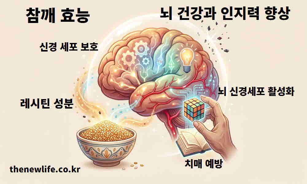 참깨 효능 뇌 건강 인지력 향상