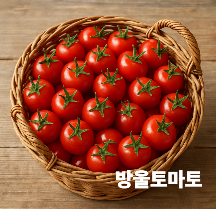 작은크기에 달콤한 맛 상큼함 노화예방 피부탄력 상처치유 방울토마토