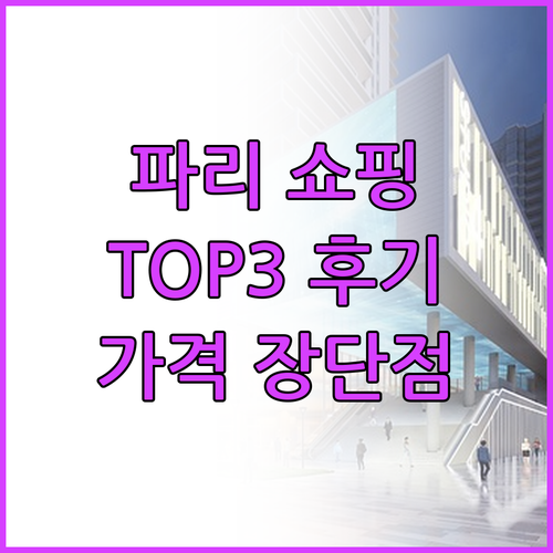 파리 관련 상품 TOP3 찐후기 가격