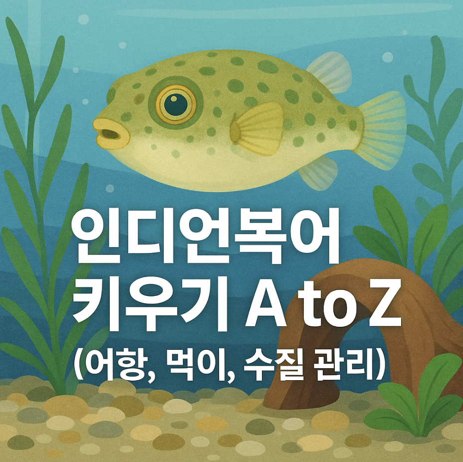 인디언복어 키우기 A to Z (어항, 먹이, 수질 관리)