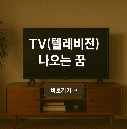 텔레비전 나오는 꿈