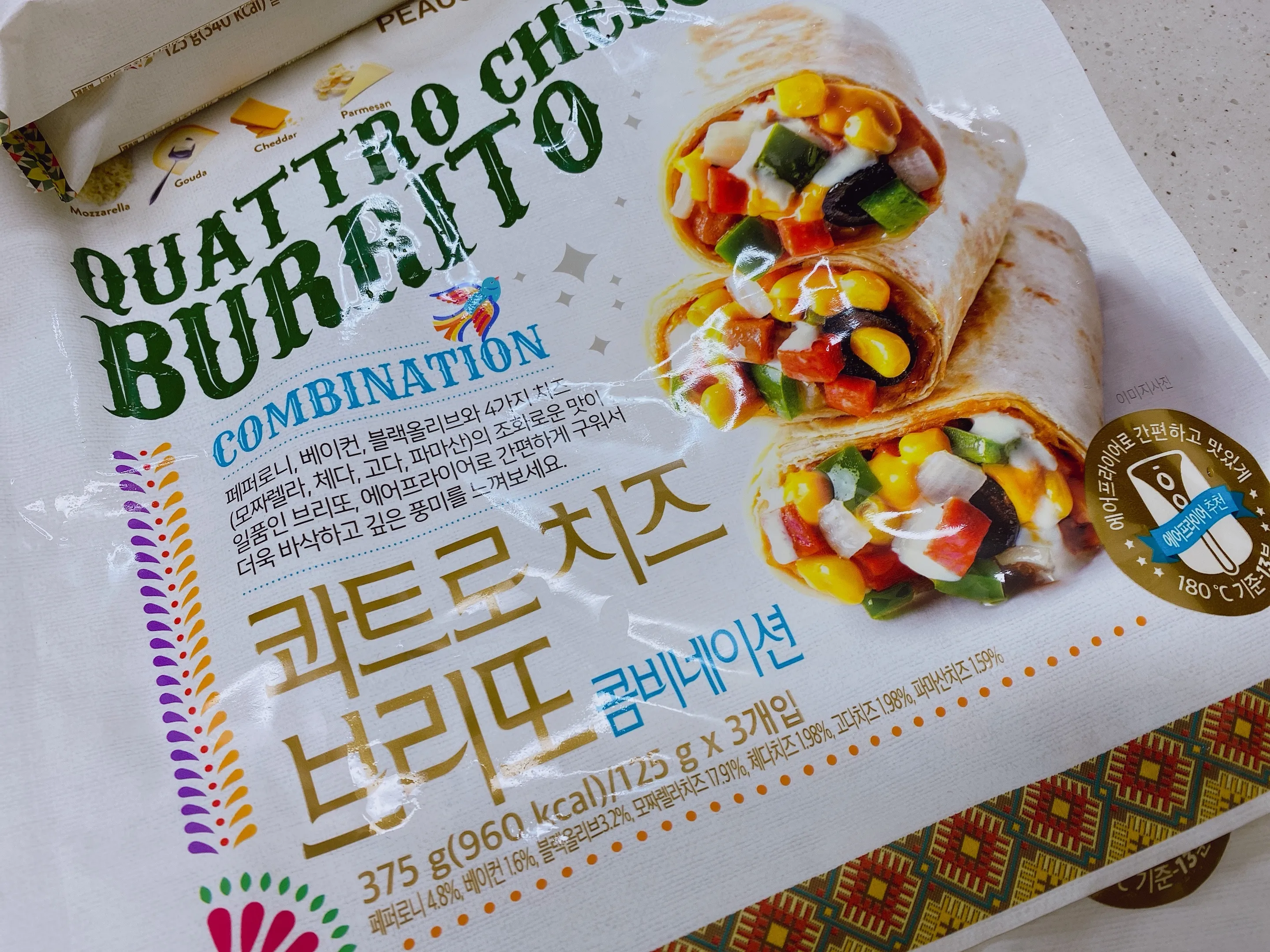 이마트 피코크 콰트로 브리또 제품