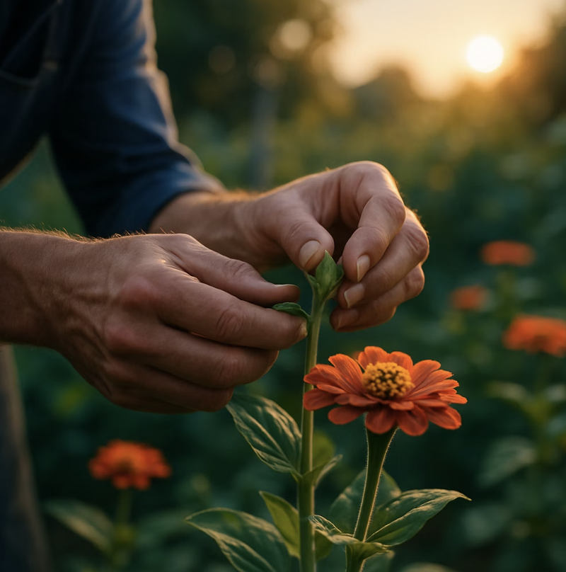 풍성한 꽃을 위한 용기 있는 손길, 순지르기