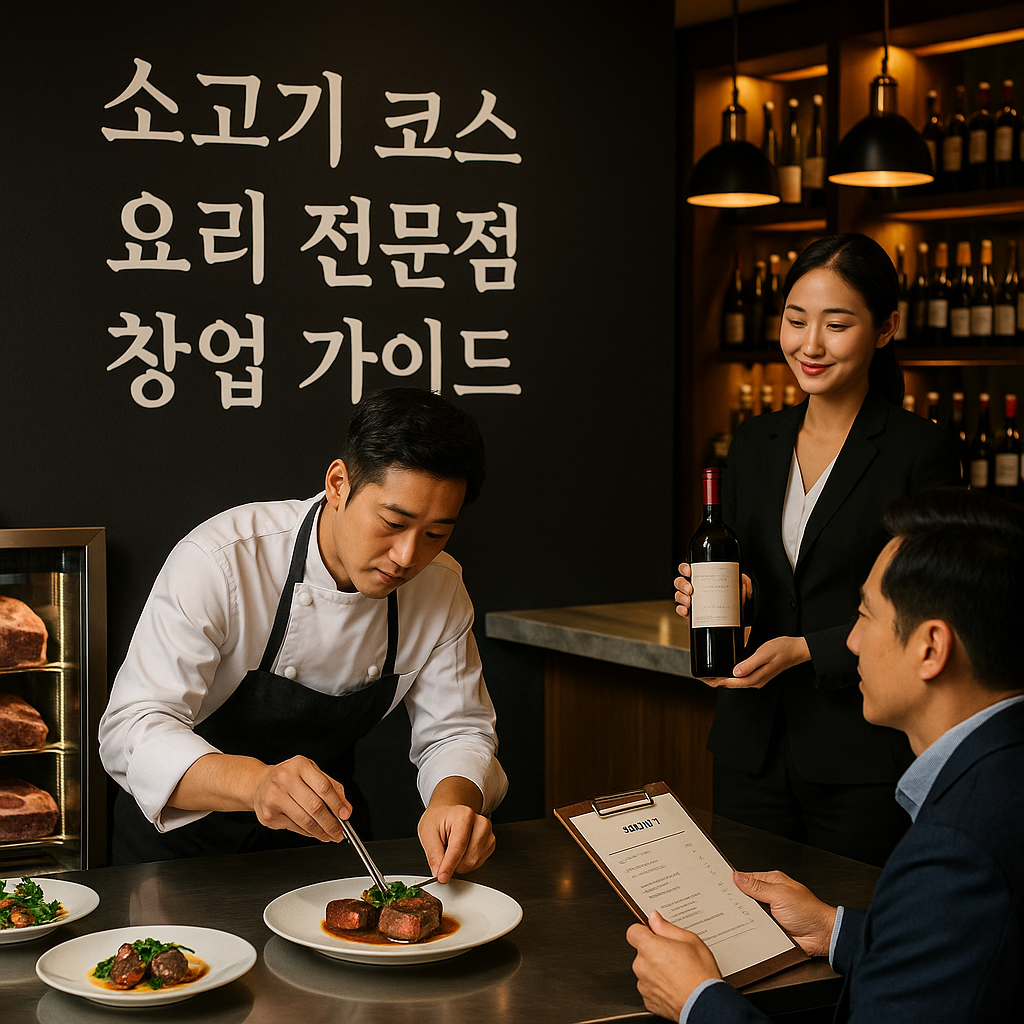 소고기 코스 요리 전문점 창업 가이드
