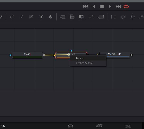 Text - Glow 노드간 연결