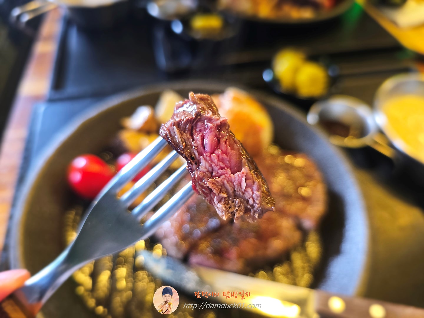 프리미엄 부채살 스테이크 세트 메뉴