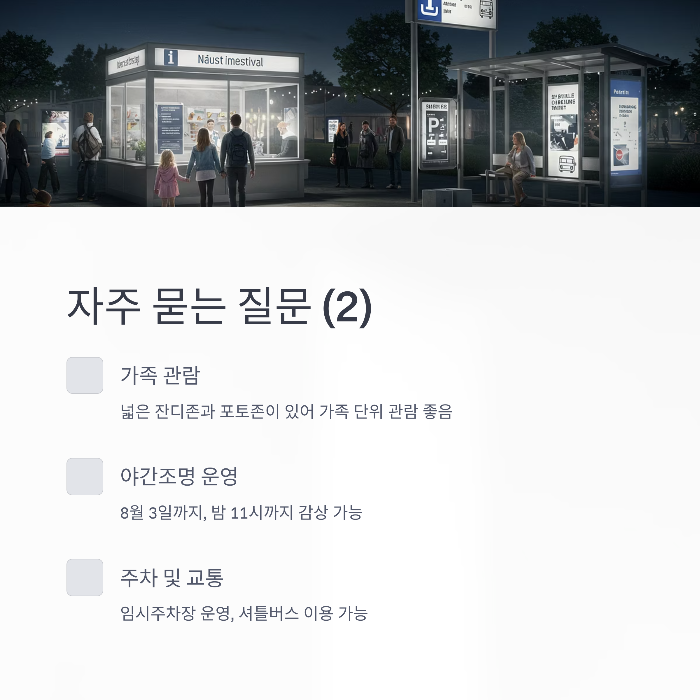 부여 연꽃축제 야간