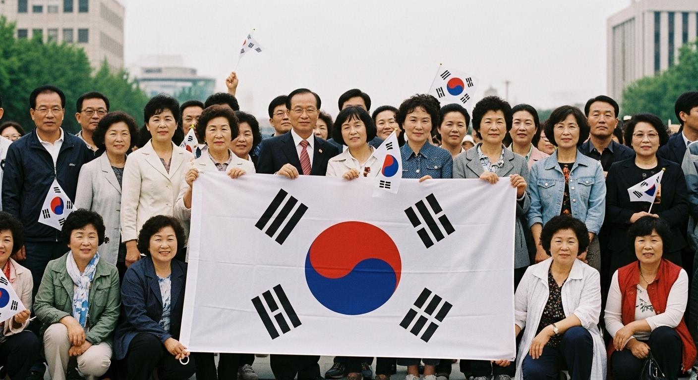 광복절 태극기 사진