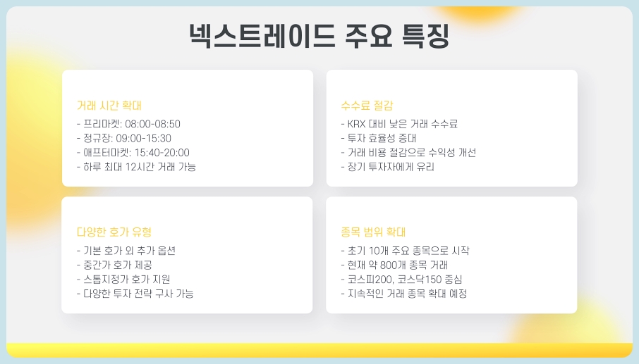 넥스트레이드 거래 방법 키움 대체거래소 종목 이용가이드 총정리