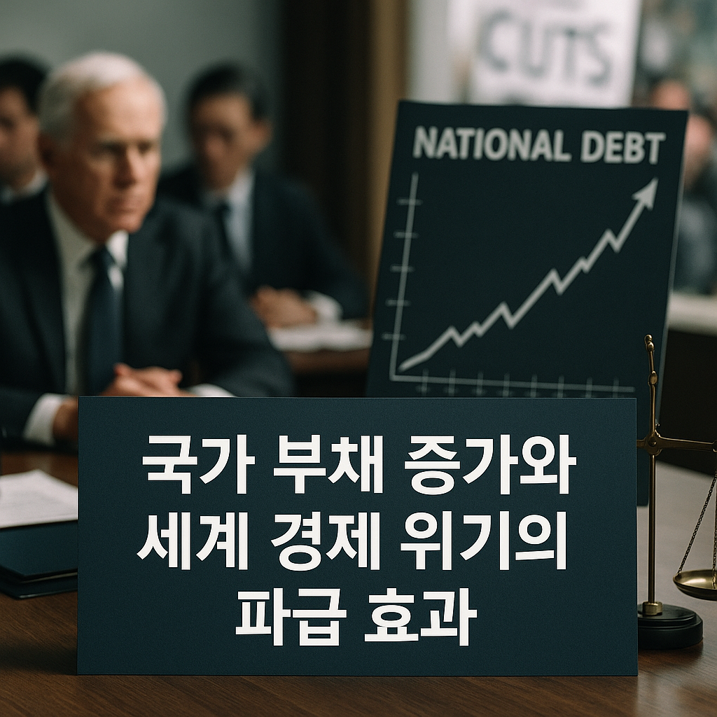 국가 부채 증가 관련 사진